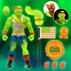 SUPER 7 TOXIC CRUSADER ULTIMATES - RADIOACTIVE RED RAGE TOXIE AF JUST ARRIVED!