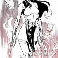 IMAGE COMICS ELEKTRA #1 CVR C J. SCOTT CAMPBELL SIGNED W/COA NEWLY PRICED BOOKS