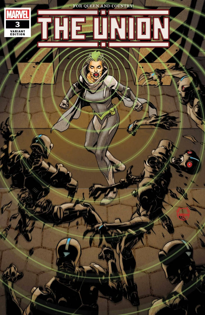 MARVEL COMICS THE UNION #3 (OF 5) JOHNSON VAR 1 MARVEL COMICS THE UNION #3 (OF 5) JOHNSON VAR