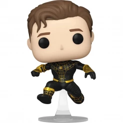 Funko Pop! Spider-Man No Way Home - AAA Anime Exclusive Unmasked Spider-Man (Black & Gold)