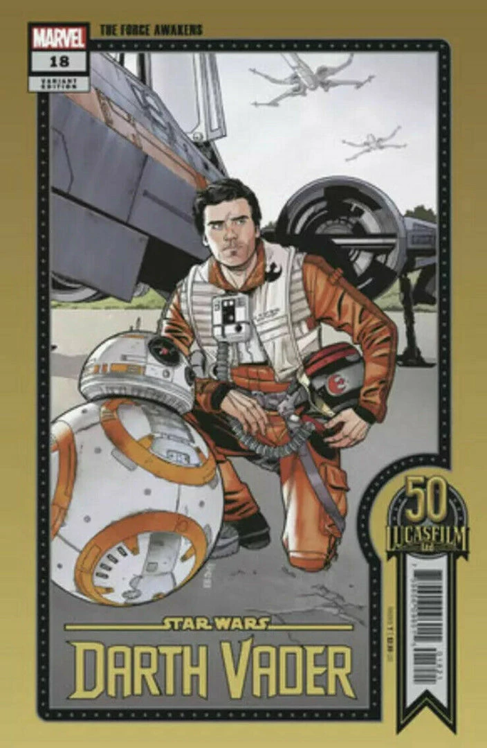Marvel STAR WARS DARTH VADER #18 SPROUSE LUCASFILM 50TH VAR WOBH 1 Marvel STAR WARS DARTH VADER #18 SPROUSE LUCASFILM 50TH VAR WOBH