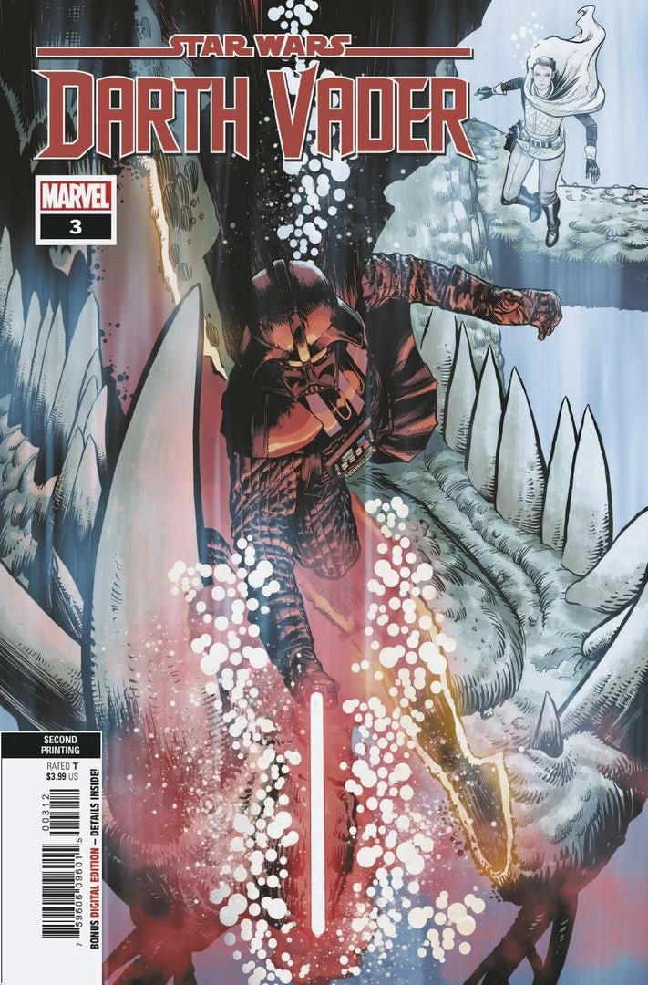 MARVEL COMICS STAR WARS DARTH VADER #3 2ND PTG IENCO VAR 1 MARVEL COMICS STAR WARS DARTH VADER #3 2ND PTG IENCO VAR