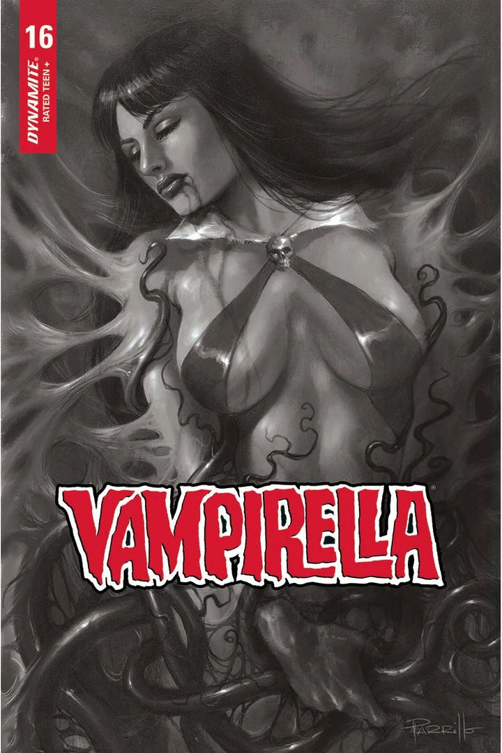 DYNAMITE VAMPIRELLA #16 10 COPY PARRILLO B&W INCV COMICS 1 DYNAMITE VAMPIRELLA #16 10 COPY PARRILLO B&W INCV COMICS