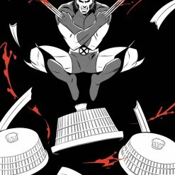 MARVEL COMICS WOLVERINE BLACK WHITE BLOOD #2 (OF 4) BUSTOS VAR