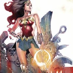 DC COMICS WONDER WOMAN #757 CARD STOCK OLIVIER COIPEL VAR ED