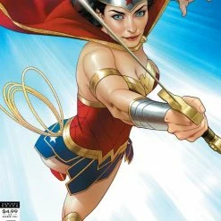 DC COMICS WONDER WOMAN #762 CARD STOCK J MIDDLETON VAR ED