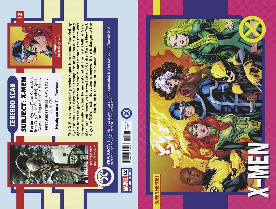MARVEL PRH X-MEN #12 DAUTERMAN TRADING CARD VAR COMICS 1 MARVEL PRH X-MEN #12 DAUTERMAN TRADING CARD VAR COMICS