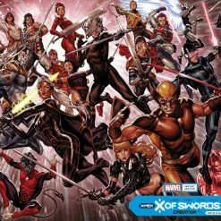 MARVEL COMICS X OF SWORDS CREATION #1 BROOKS WRAP VAR